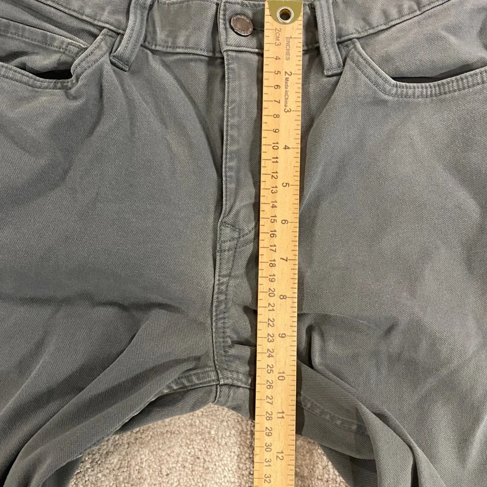 Banana Republic Traveler Pants Mens 31x32 Yosemite Green Slim Fit Twill Chinos